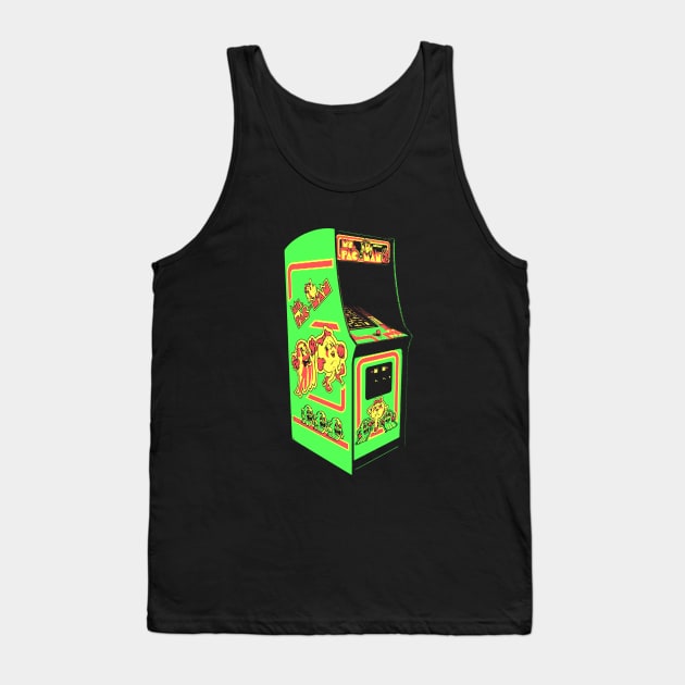 Ms. Pac Man Retro Arcade Game 2.0 Tank Top by C3D3sign